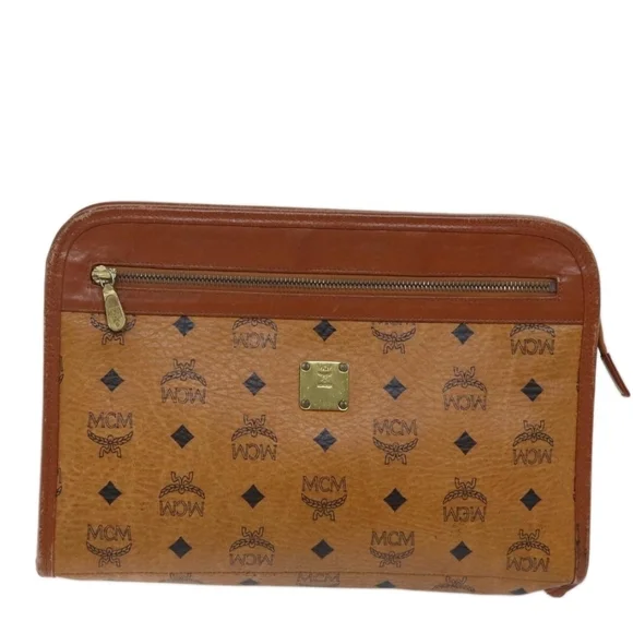 MCM Brown Leather Men's Bag - Picture 1 of 10